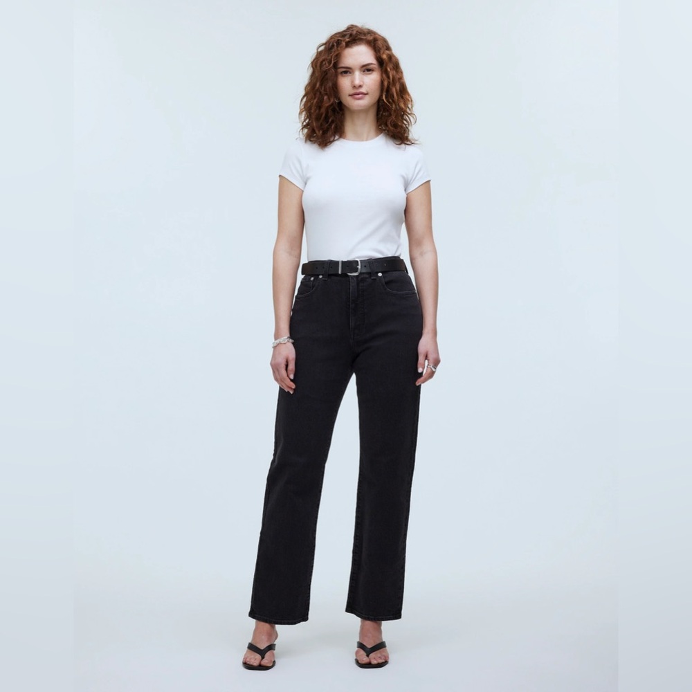 Madewell Curvy 90s Straight jeans in Belmere Wash